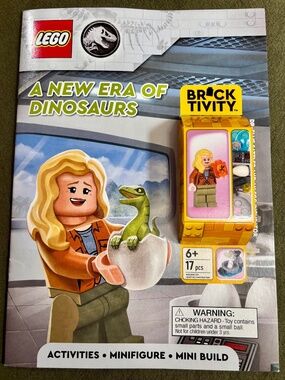 LEGO JURASSIC WORLD A New Era of Dinosaurs with Ellie Statt UNOPENED